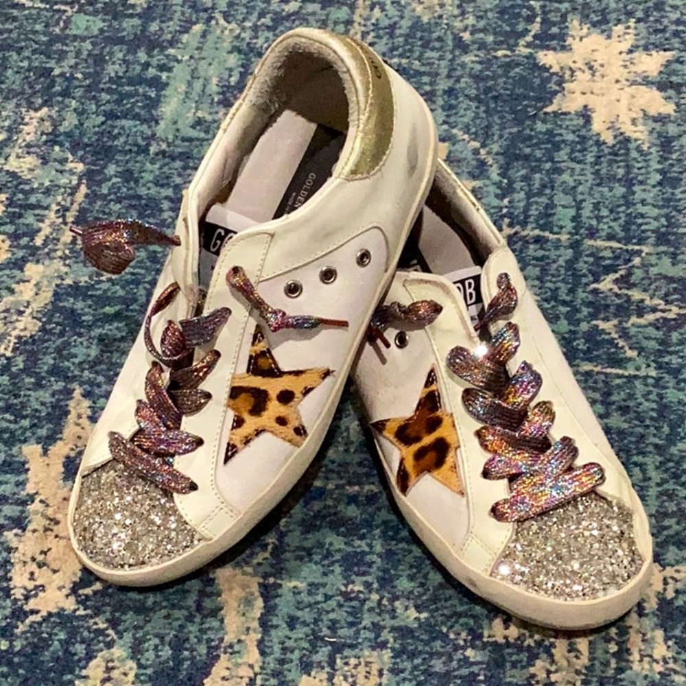 Golden Goose Glitter Sneakers